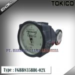 Flow Meter TOKICO For Oil Type : FGBB835BDL-02X (Non Reset) Size 1 Inch (DN25mm)